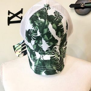 Palm Leaf Trucker Hat